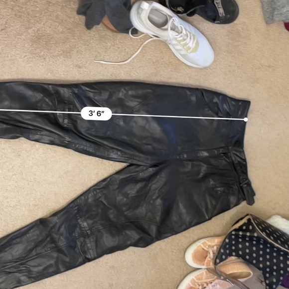 VNTG Michael Hoban for North Beach Leather Designer Leather Trouser Pants SZ 29 - Picture 12 of 16